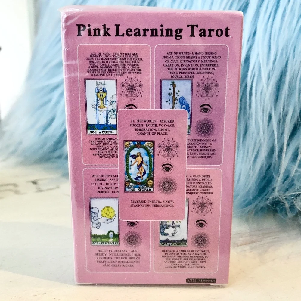 Tarot‎ Cards, Pink Learning, Tarot Deck, 78 Tarot Cards, NEW, SEALED - Picture 2 of 5